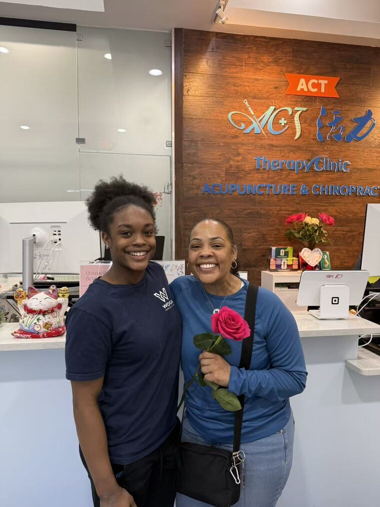 Patients at the ACT Therapy Clinic reception area